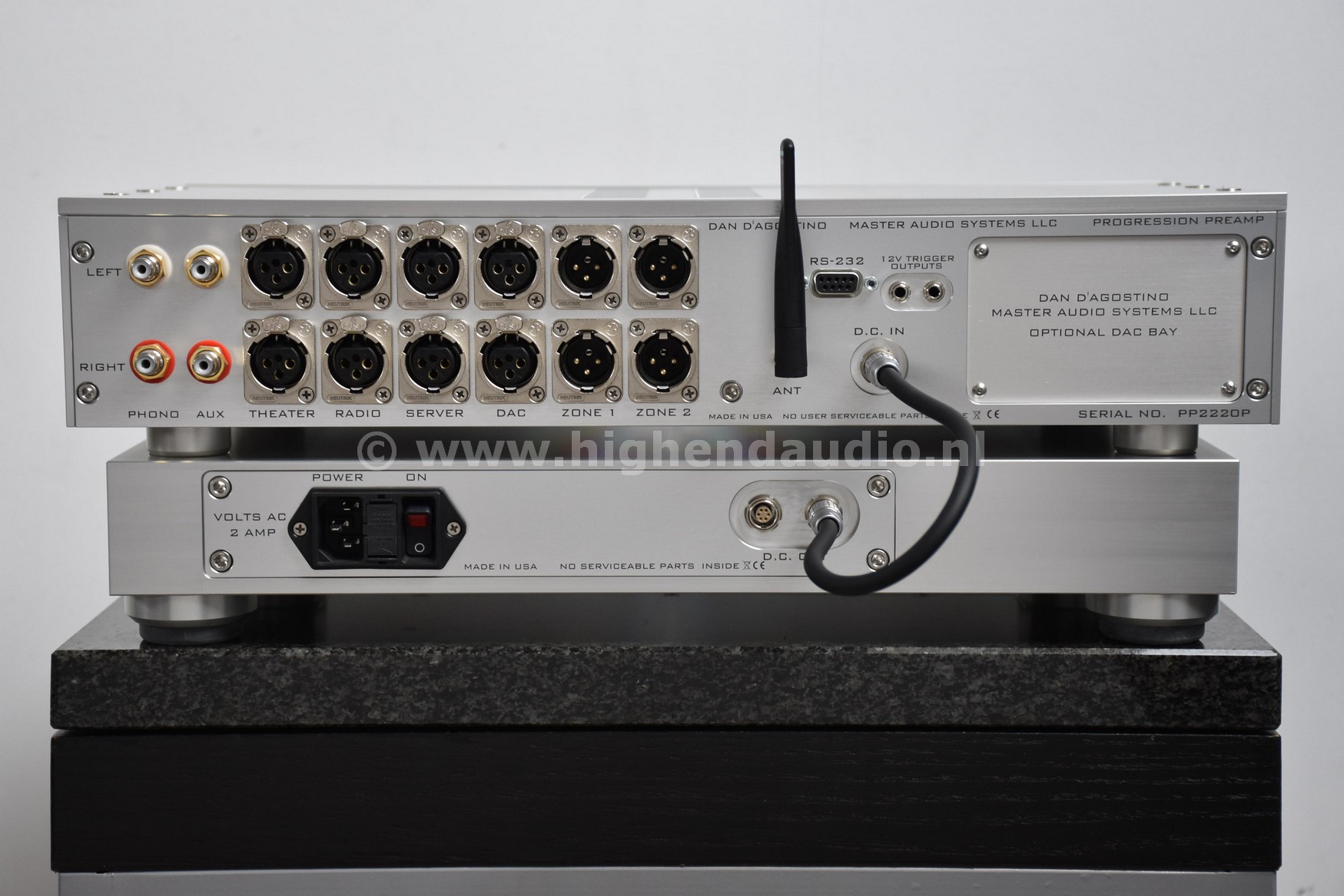 Dan D'Agostino Progression Preamplifier -demo unit- - Afbeelding 7